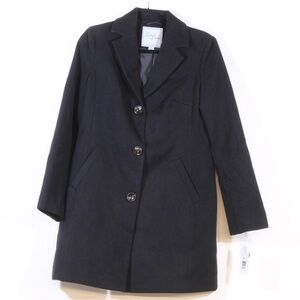Larry Levine Classic Black Pea Coat